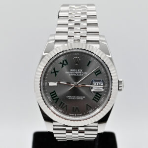 7 rolex datejust 41mm wimbledon 126334 9282