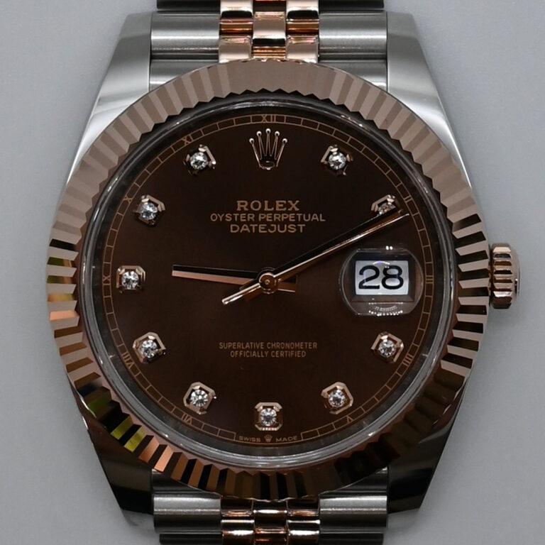 1 Rolex datejust acero y oro rosa chocolate diamantes 126331_resultado