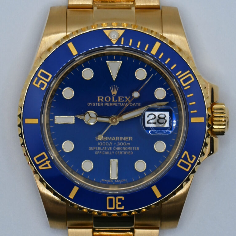 1 rolex submariner 40mm oro amarillo 116618lb 9368