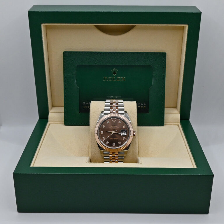 10 Rolex datejust acero y oro rosa chocolate diamantes 126331_resultado
