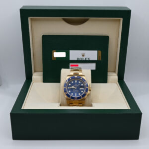 10 rolex submariner 40mm oro amarillo 116618lb 9368