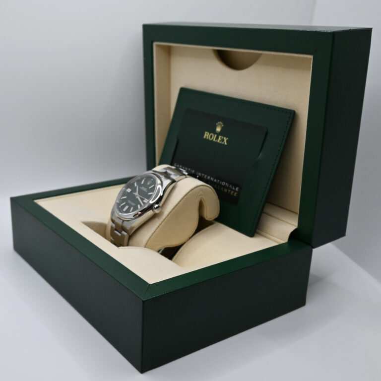 11 Rolex oyster perpetual 41mm verde 124300 9369