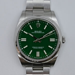 2 Rolex oyster perpetual 41mm verde 124300 9369