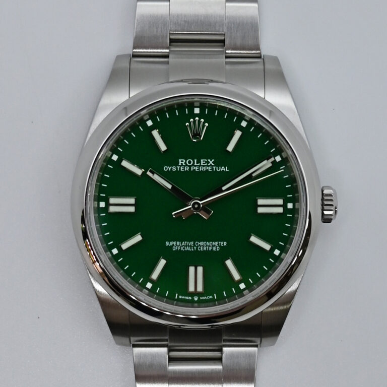 2 Rolex oyster perpetual 41mm verde 124300 9369