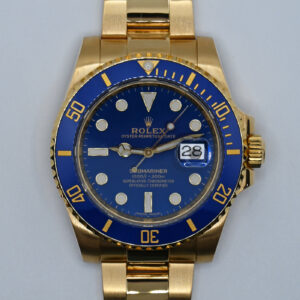 2 rolex submariner 40mm oro amarillo 116618lb 9368