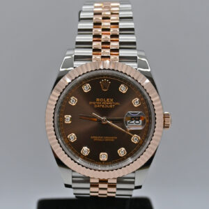 7 Rolex datejust acero y oro rosa chocolate diamantes 126331_resultado