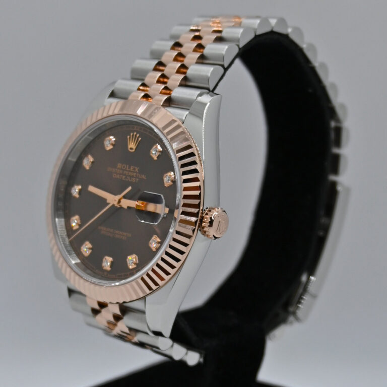 8 Rolex datejust acero y oro rosa chocolate diamantes 126331_resultado