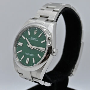 8 Rolex oyster perpetual 41mm verde 124300 9369