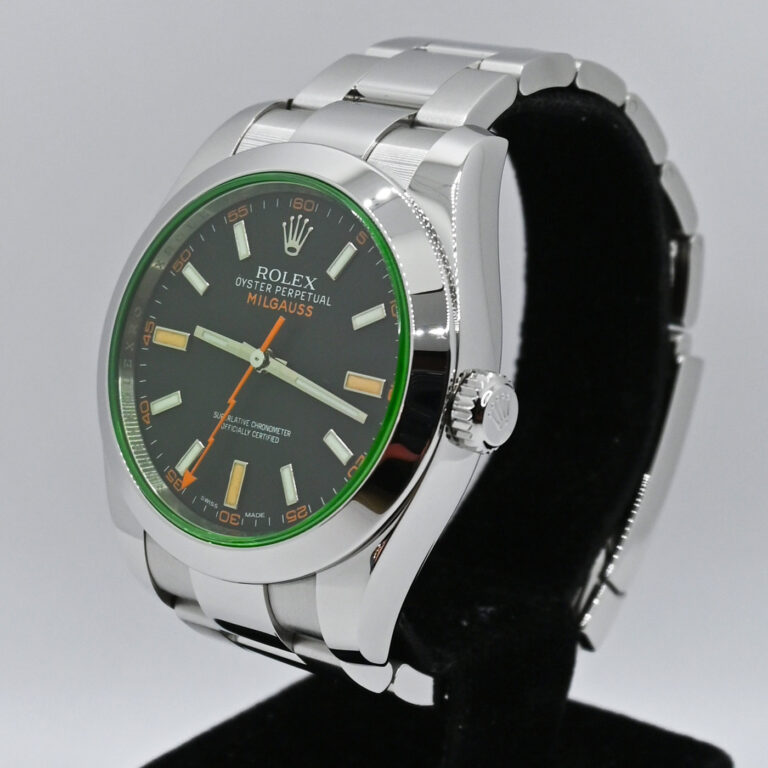 8 rolex milgauss green 116400gv 9352_resultado