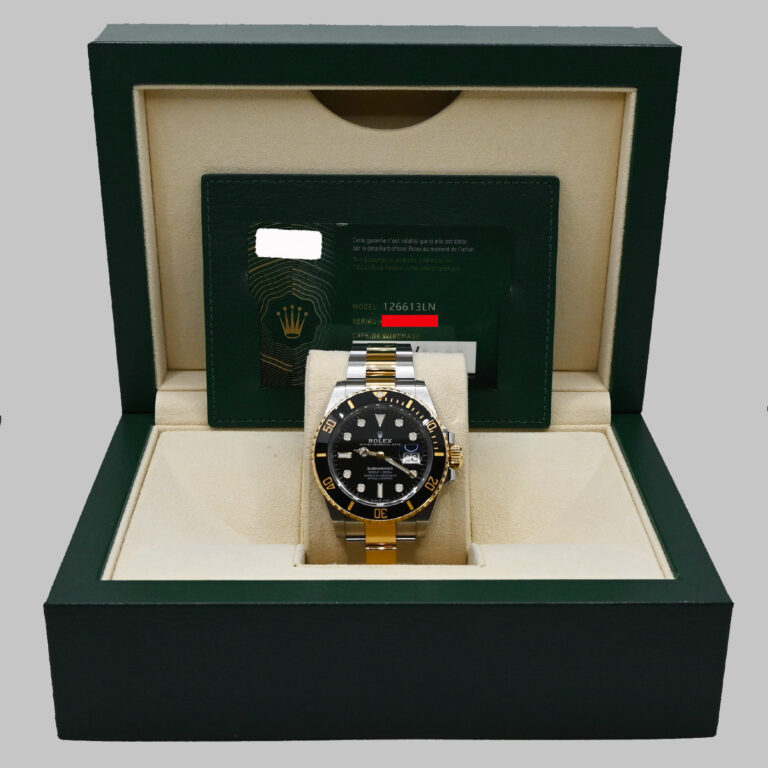 10 rolex submariner 41mm negro acero y oro 126613LN_resultado