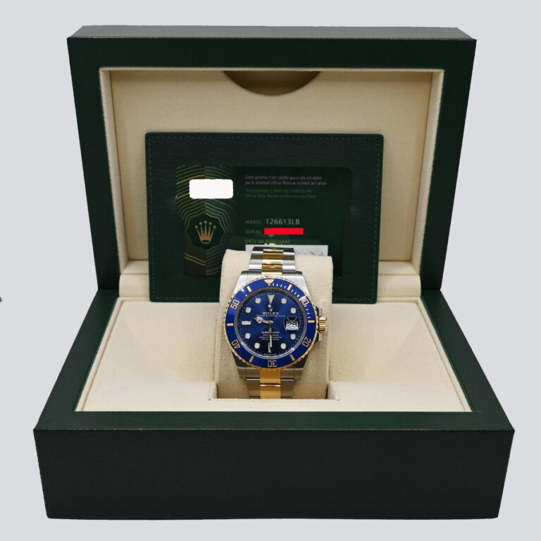 10 rolex submariner date 41mm acero y oro azul 126613lb 9391_resultado