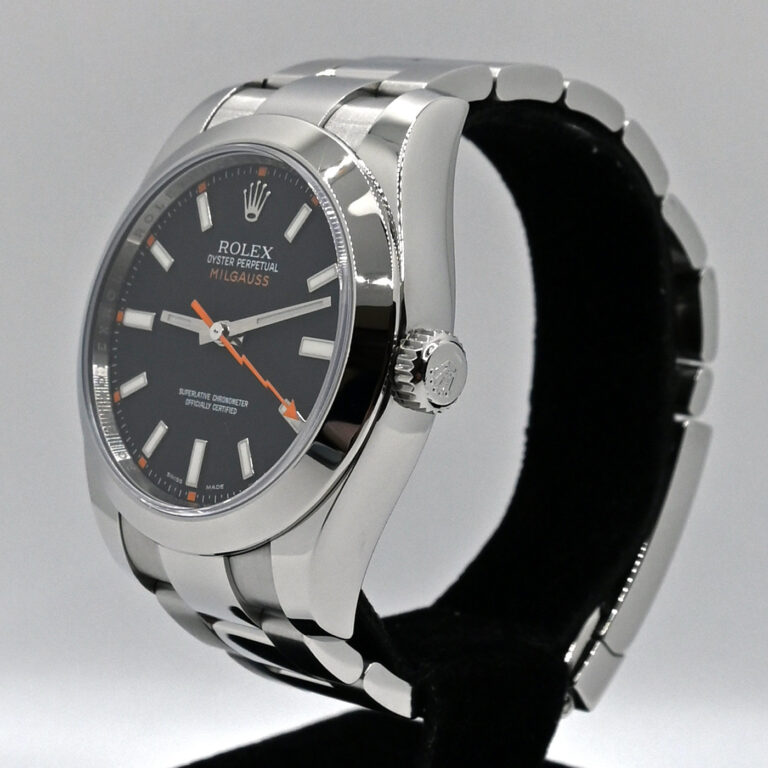 8 rolex milgauss negro 116400 9395_resultado