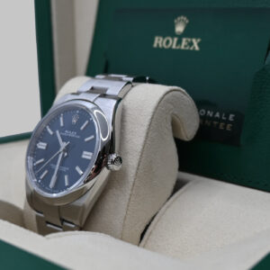 14 rolex oyster perpetual azul 124300 41mm 9449