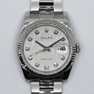 2 rolex datejust 36 gris brillantes 116234 9400 oyster_resultado