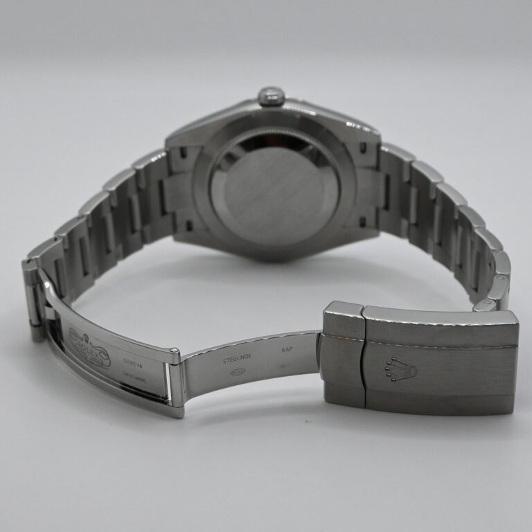 7 rolex oyster perpetual azul 124300 41mm 9449